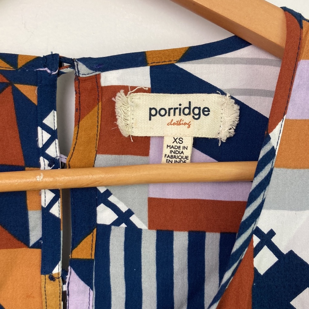 PORRIDGE {Anthropologie} |Ventura Abstract Blouse sz XS - Picture 2 of 7
